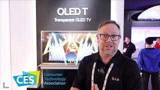 Unveiling the Worlds First Transparent OLED TV LG OLED T [upl. by Zetneuq]