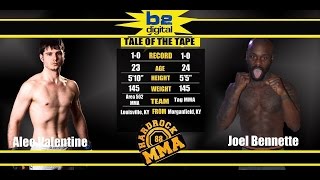 Hardrock MMA 88 Fight 6 Joel Bennette vs Alec Valentine 145 Ammy [upl. by Otreblon]