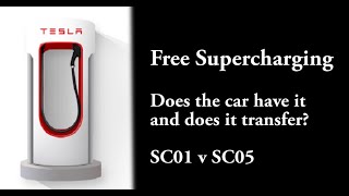 Tesla Free Supercharging does it transfer and option codes SC01 and SC05 [upl. by Glenn]