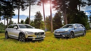 2017 Volvo V90 Cross Country vs 2017 Volkswagen Passat Alltrack [upl. by Divad]