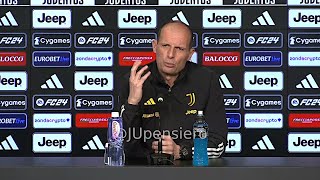 Conferenza stampa ALLEGRI pre JuveEmpoli quotNoi come Sinner lInter come Djokovic su Djalò Keanquot [upl. by Lindeberg]