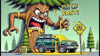 How to remove tree sap from car paint [upl. by Wolfort]