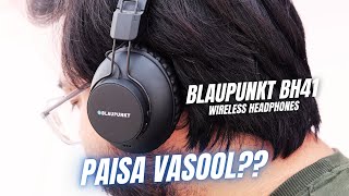 Blaupunkt BH41 Wireless Headphones Unboxing amp Review  Best Bluetooth Headphones Under 1500 [upl. by Rouvin]