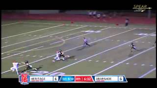 Heritage 3 Tim Pless 45 yd TD catch [upl. by Suzette201]