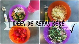 5 idées de repas  BEBE 18 mois [upl. by Moya]