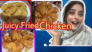 Juicy Fried chicken  Is Fried chicken ke liye ladayi ho jaani hai Itne maaze ka hai😂🤤 [upl. by Nitsugua]