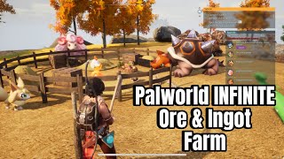 Palworld INFINITE Ore amp Ingot Farm  Palworld Gameplay [upl. by Cilla508]