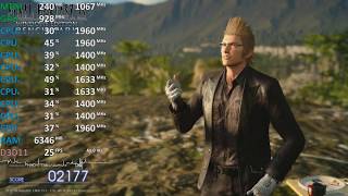 Final Fantasy XV Benchmark AMD Ryzen 7 2700U Vega 10 Acer Swift 3 [upl. by Tova]