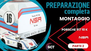 Porsche 917 10k montaggio e test in pista  seconda parte slotcars slotcarracing [upl. by Liu]