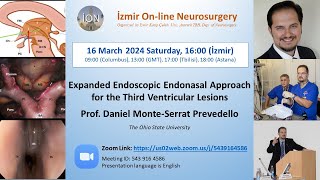 İON 429 Lecture Prevedello Expanded Endoscopic Endonasal Approach for the 3rd Ventricular Lesions [upl. by Manley]