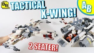 LEGO TACTICAL XWING 75218 ALTERNATIVE BUILD [upl. by Sinnod618]