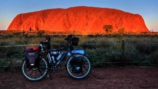 Bicycle Touring Red Centre of Australia The Olgas amp Uluru [upl. by Joung]