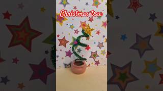 Easy Christmas Tree Craft from string New Creative Craft christmas tree trending diy youtube [upl. by Huoh525]