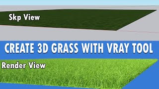 Create 3D GRASS AND FUR in VRAY with this Tool [upl. by Burgess314]