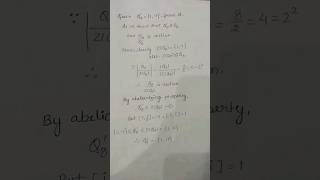 Commutator Subgroup Of Q8 Quaternian Group ll Group Theory ll algebra maths shorts [upl. by Aikenat]