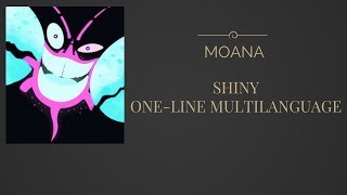 Moana  Shiny OneLine Multilanguage quotYou Try To Be Toughquot [upl. by Fredrick]