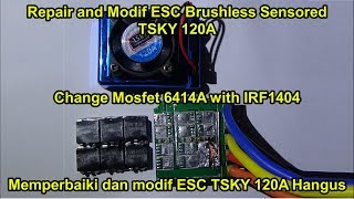 Repair Esc Brushless Sensored  Cara Memperbaiki Esc [upl. by Merdith453]