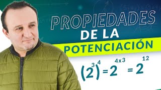 PROPIEDADES de la POTENCIACIÓN  POTENCIACIÓN de NÚMEROS ENTEROS  Clases de Matemáticas [upl. by Madelaine916]