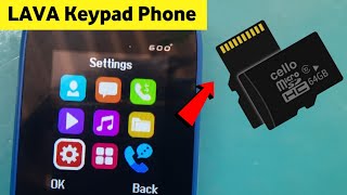 Lava Keypad Phone Sd Card Problem  Memory Card not connecting Not showing hero 600 [upl. by Leihcim]