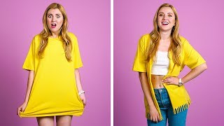 ROUPAS CUSTOMIZADAS E DICAS DE MODA  Ideias Para Atualizar Suas Roupas por 123 GO [upl. by Ginny141]