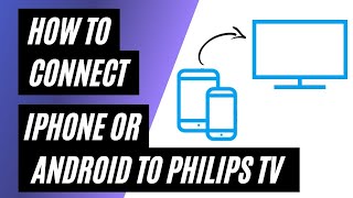 How To Connect iPhone or Android on ANY Philips TV [upl. by Sofko]