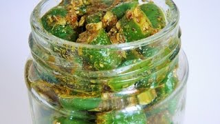 हिरव्या मिरचीचं लोणचं  Green Chilli Pickle recipe by madhurasRecipe  Hari Mirch Ka Achar [upl. by Derayne]