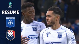 AJ AUXERRE  STADE MALHERBE CAEN 2  2  Résumé  AJA  SMC  20212022 [upl. by Rance]