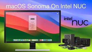 macOS Sonoma on Intel NUC  Hackintosh [upl. by Neerom]