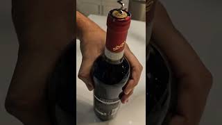 Chianti Wine Opening wine chianti bottle wineopener yt critic [upl. by Oek]