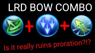 LRD bow combo explained Is it really ruin our proration  Toram Online [upl. by Pejsach]