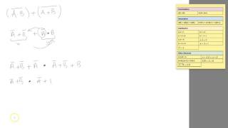 De Morgans Law  Simplifying Expressions  Tutorial 3 [upl. by Ynotna172]