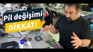 iPhone Batarya Değişimi Yapacaklar DİKKAT [upl. by Ataymik753]