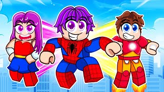 Roblox but We Became The STRONGEST SUPERHEROS [upl. by Nylknarf]