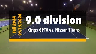 Combined 90 div  Kings GPTA vs Nissan Titans 09192024  Guam tennis [upl. by Elleval]