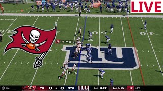 🔴LIVE 🔴Tampa Bay Buccaneers VS New York Giants NFL Week 12 NFL EnvivoNFL Madden NFL [upl. by Rowley]