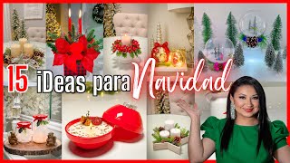 15 iDEAS para NAVIDAD  Decoración Navideña 2024  Christmas decor ideas [upl. by Aihseuqal]