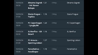 30 ODDS BETTING TIPS10032024 9TH MARCH  10TH MARCH 2024 ODDSTODAYS FOOTBALL BETTING TIPS [upl. by Ayekim174]