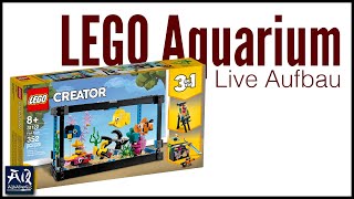 LEGO Aquarium 31122 aufbauen  AquaOwner Live [upl. by Aloz979]