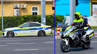 POLICIJSKO SPREMSTVO Kolesarska dirka Po Sloveniji 2024 [upl. by Enened]