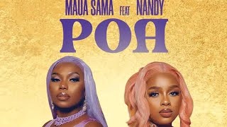 Maua sama Ft Nandy  Powa tu official Video amp Beat 🪘 Nandy The African princessBeat official music [upl. by Kano]