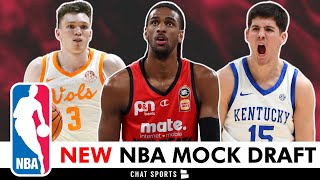 UPDATED 2024 NBA Mock Draft  NBA Draft Rumors [upl. by Rollins]