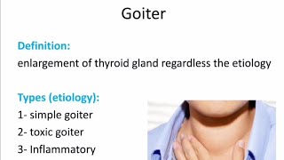 simple goiter [upl. by Shifra]