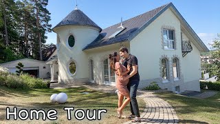 WIR ZEIGEN EUCH DAS KOMPLETTE HAUS HOME TOUR 😍 Ebru amp Tuncay [upl. by Alih136]