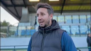 Basingstoke Town FC 4  2 Poole Town  Southern League Premier South  Post Match Manager Interview [upl. by Frederic]