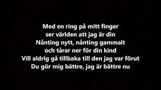 Peg Parnevik  Bättre nu The Wedding TikTok Version LYRICS [upl. by Sivlek]