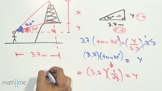 Ángulos de elevación y depresión│problema 2 [upl. by Elisha133]