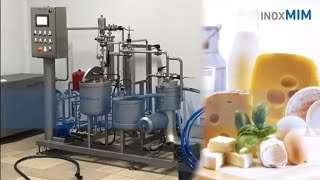 PASTEURIZADOR SEMIAUTOMATICO COMPACTO para la industria alimentaria  wwwinoxmimcom [upl. by Iew]