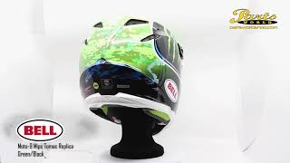 Bell Helmet Moto9 Mips Tomac Replica GreenBlack by Parts World AG [upl. by Namar]