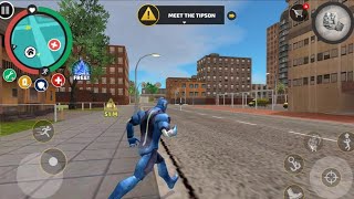 Rope Hero Game  Vice Town  Rope Hero On Army Base  Bsskz Gaming [upl. by Inattyrb]