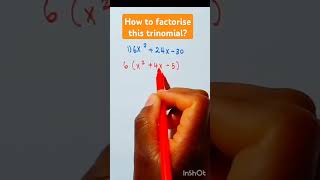 How to factorise trinomials with a common factor [upl. by Ohcamac664]